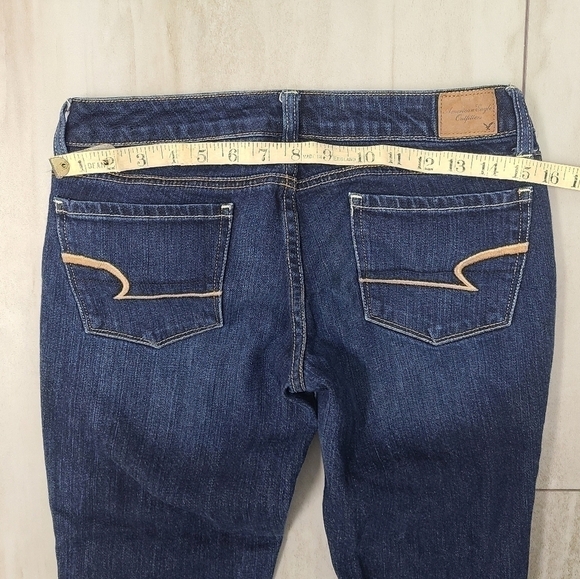 American Eagle Stretch Skinny Jeans Size 2 - Dark Wash - Picture 5 of 6